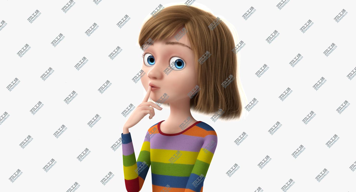 images/goods_img/20210114/3D Cartoon Girl Rigged model/3.jpg